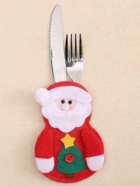 Santa Cutlery Set